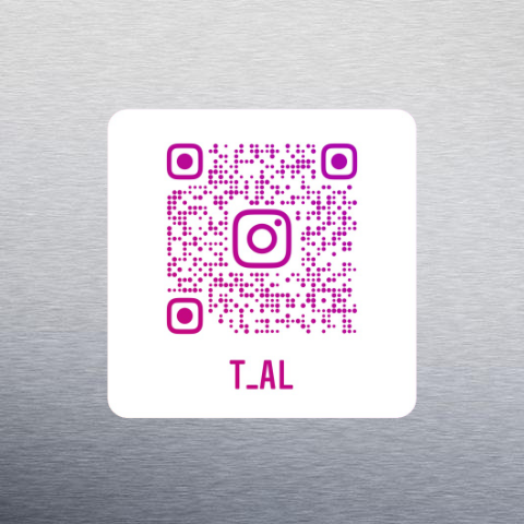 Instagram QR Code Aufkleber